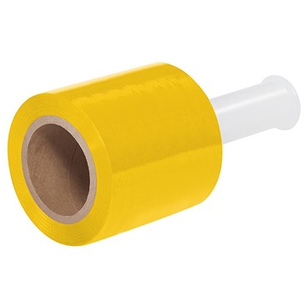 Bsc Preferred 5'' x 80 Gauge x 1000' Yellow Bundling Stretch Film, 12PK BUY00012829